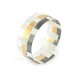 Bracelet Silver oxidized, Goldplated. -