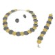Bracelet Siver oxidized and silver Goldplated  -