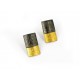 Earrings Silver 925 oxidized and Goldplated - 21404-M