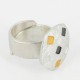 Ring open Silver / oxiized, Goldplated - 21614