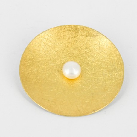 Br. rund Gold/Perl