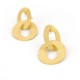 Earrings Silver goldplated  - 106