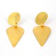 Earrings Silver Goldplated 9 cm