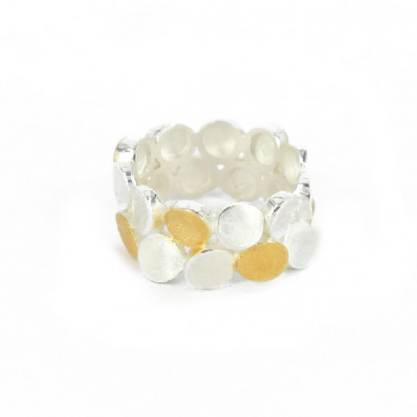Ring Silver Goldplated