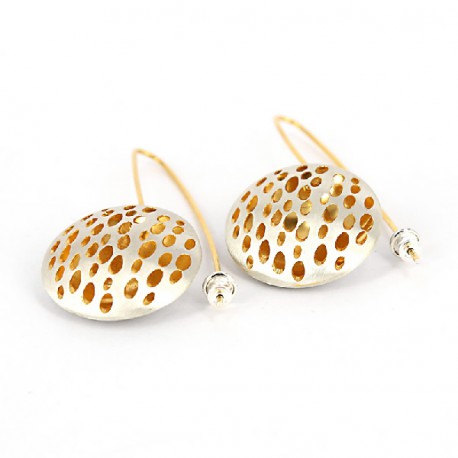Earrings Design Silver Goldplated