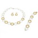 Bracelet Silver Goldpalted to match the Neckalce and earrings
