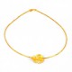 Collar hoja con Zirkonia