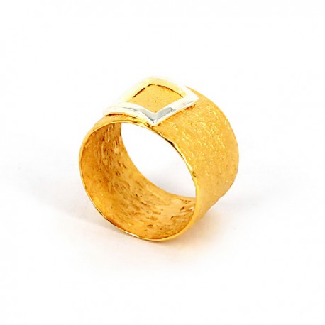 Ring vergoldet Silber