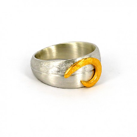 Ring Silver Goldplated