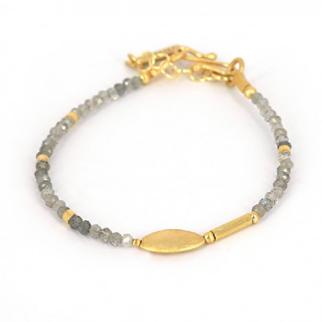 Armband Labradorit Silber