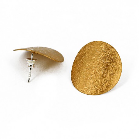 Earrings Earstickers Silver Goldplated  - 21420