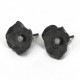 Pendientes Plata oxidada y Zirkonia