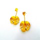 Pendientes Plata chapado Oro