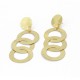 Earrings Silver Goldplated and oxidized colours. Length: 9 cm - 202