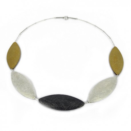 Halskette Piragua Silber multicolor