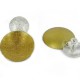 Earrings silver Goldplated. Length: 3,5 cm