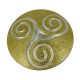 Brooch-Pendant Silver Goldplated