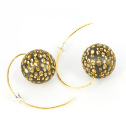 Pendientes Nevada bola