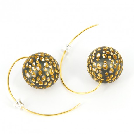 Pendientes Nevada bola