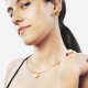 Collar Artesanal  Plata chapado en Oro + Zyrkonia