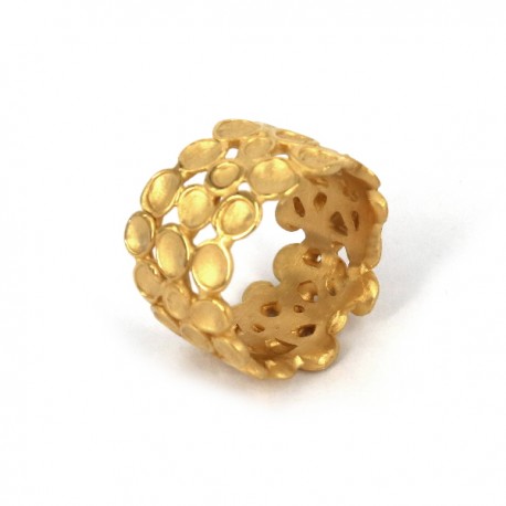 Ring Silber vergoldet