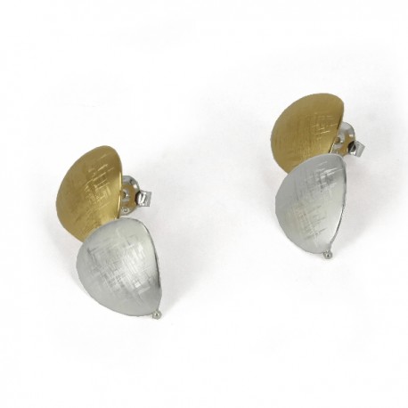 Ohrstecker 15x13mm AG925/VGAG