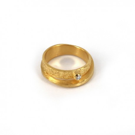 Ring mit Zirkonia 2,5mm
