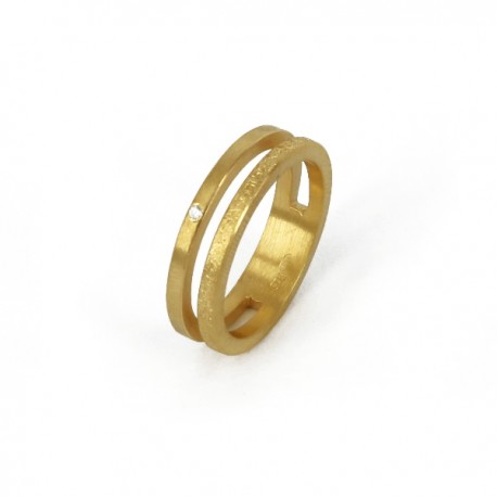 Ring mit Zirkonia 1,2 mm AGVG