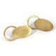Earrings Geometric Silver Goldplated