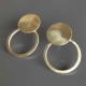 Earrings Silver Goldplated