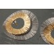 Ohrstecker Design Silber ox vergoldet