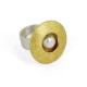 Ring silber vergoldet + Perle