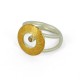 Ring rund  18mm mit Citrin 2,5 mm AGVG