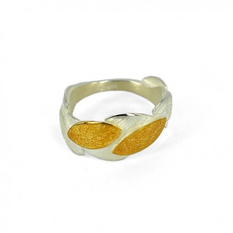 Ring Silber vergoldet