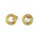Ohrstecker silber vergoldet 15 mm