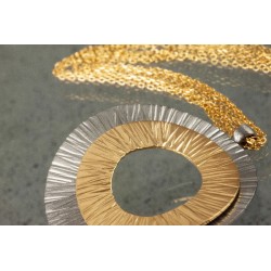 Halskette-Anhänger Silver verg. oxid