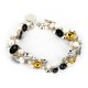 Armband  Silber Mix Perlelenght 18,5 cm