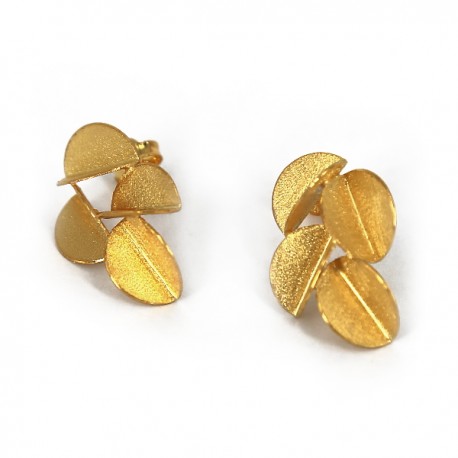 Earrings Silver Goldplated