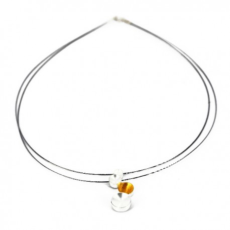 Necklace-Pendant Silver vergoldet