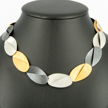 Halskette Mercedes oval Fingerabdruck