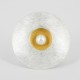Brooch-Pendant Silver Goldplated with Pearl: 56 mm Diameter  - 25223