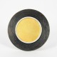 Brooch-Pendant rund Silver oxidized and Goldplated - 33206