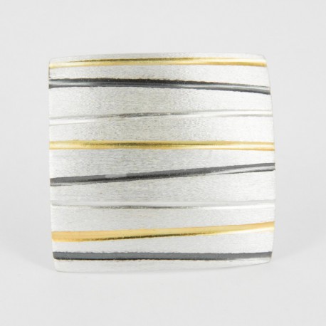 Brooch-Pendant Silber vergoldet ruthinized  - 33237