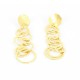 Earrings Silver Goldplated long 6 cm  - ER2CH1G