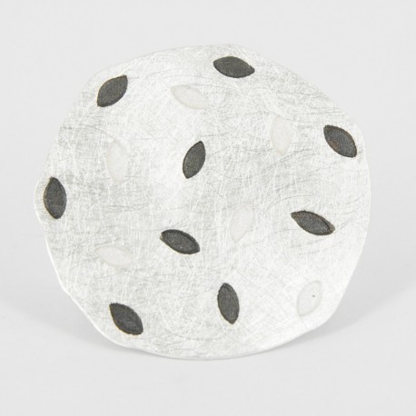 Brooch-Anhänger Silber oxidiert - 21224