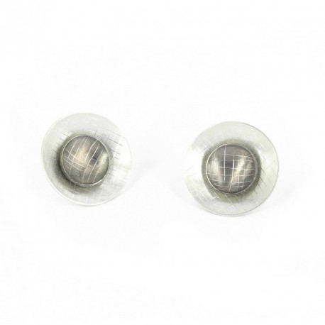 Earrings Silver oxidized  - 508-0/AGOX