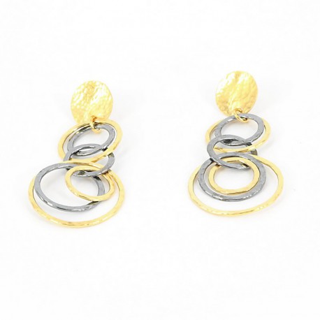 Earrings Silver Goldplated - ER4CH1G/OX