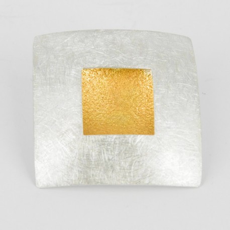 Brooch-Anhänger Silver Goldplated - 21291