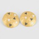 Earrings Silver goldpalted oxidized Goldplated - 21329