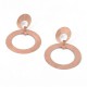 Earstickers Silver rose oxidiert. length: 6 cm -